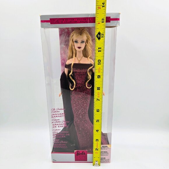 Barbie Blonde Birthstone Collection January Garnet Collector Edition Doll Mattel - Picture 3 of 16